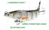 10/14cm Sinking Wobblers Fishing Lures Jointed Crankbait Swimbait 8 Segment Hard Artificial Bait For Fishing Tackle Lure